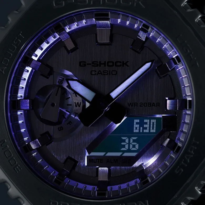 Casio Fine Metallic GM-2100YM-8AER rannekello