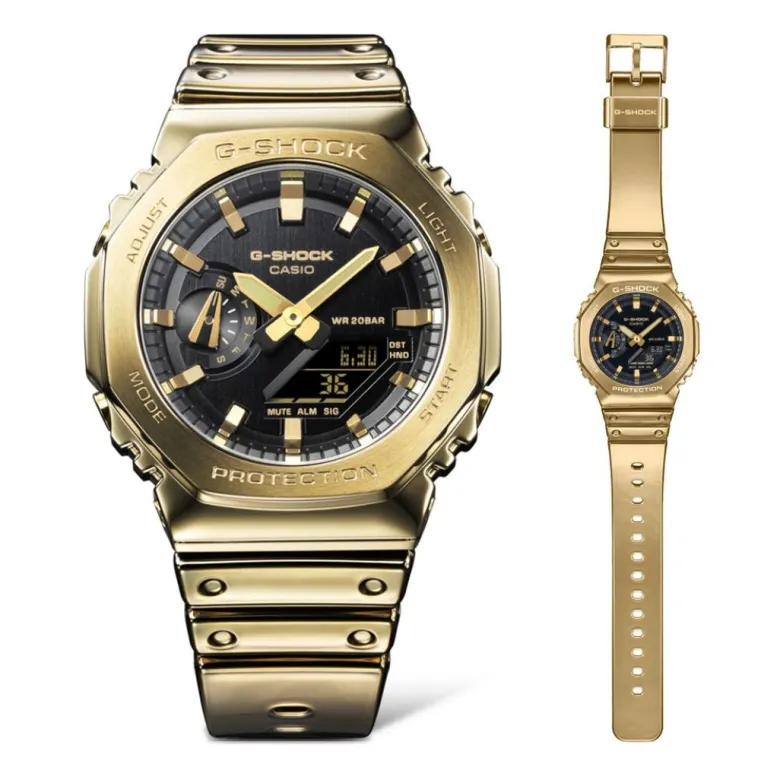 Casio Fine Metallic GM-2100YMG-9AER rannekello
