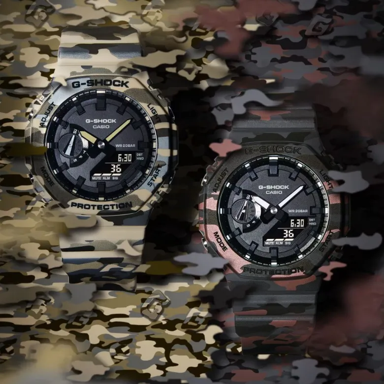 Casio G-Shock GA-2100CM-8AER rannekello