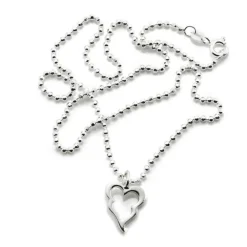Efva Attling Little crazy heart riipus, hopeaa