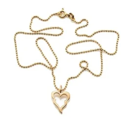 Efva Attling Little crazy heart riipus, keltakultaa