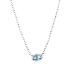 Efva Attling Love Bead kaulakoru, hopea ja topaasi
