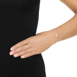 Efva Attling Love Bead rannekoru, hopea ja ruusukvartsi