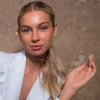 Efva Attling Love Knot Hoops korvakorut, hopeaa