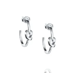 Efva Attling Love Knot Hoops korvakorut, hopeaa