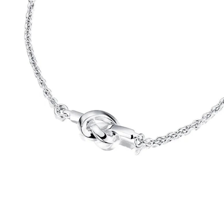 Efva Attling Love Knot rannekoru, hopeaa
