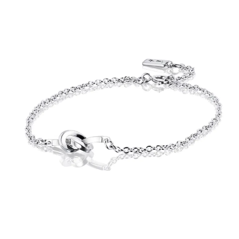 Efva Attling Love Knot rannekoru, hopeaa
