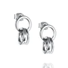 Efva Attling Messy Rings korvakorut, hopeaa