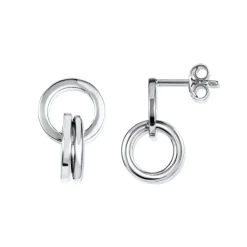 Efva Attling Messy Rings korvakorut, hopeaa