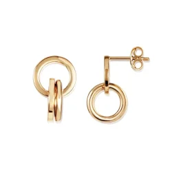 Efva Attling Messy Rings korvakorut, kullattua hopeaa