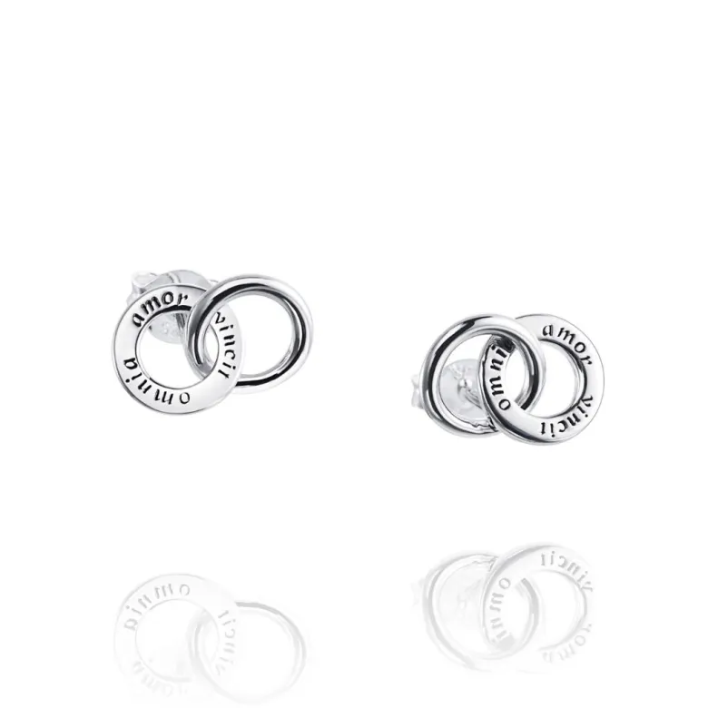 Efva Attling Mini Twosome korvakorut, hopeaa