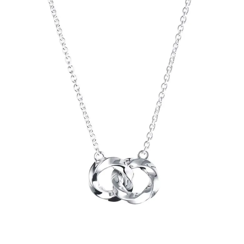 Efva Attling Viking kaulakoru rengasriipuksella, hopeaa
