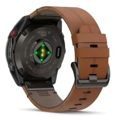 Garmin Fenix 8 Pro Amoled 51mm LTE Sapphire, titaani ja ruskea nahkaranneke, älykello 010-03199-40