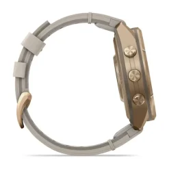 Garmin Fenix 9 Pro inReach AMOLED, 43mm, kullanvärinen titaani ja luunharmaa nahkaranneke, älykello 010-04335-41
