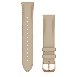 Garmin hiekanvärinen Quick release -nahkaranneke 20mm, pikakiinnitys, 010-12924-21
