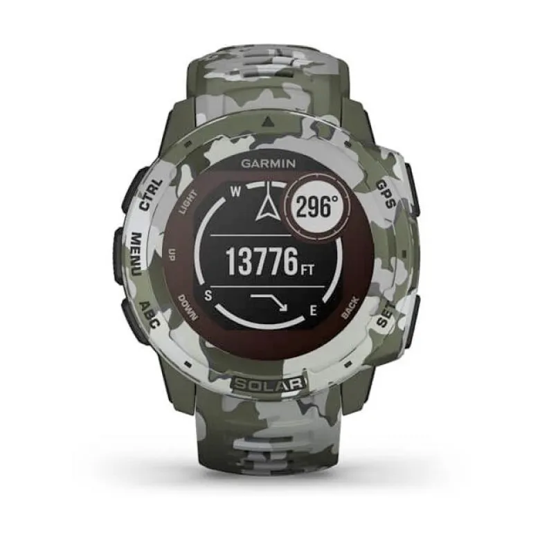Garmin Instinct Solar Lichen Camo maastokuvio älykello 010-02293-06