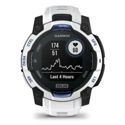 Garmin Instinct 3 Solar, 45mm, vaaleanharmaa ja sähkönsininen, GPS-älykello 010-02934-03