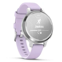Garmin Lily 2 Active, hopea ja vaaleanvioletti silikonihihna, 010-02891-01