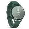 Garmin Lily 2 Active, jaspiksenvihreä kehys ja silikonihihna, 010-02891-02