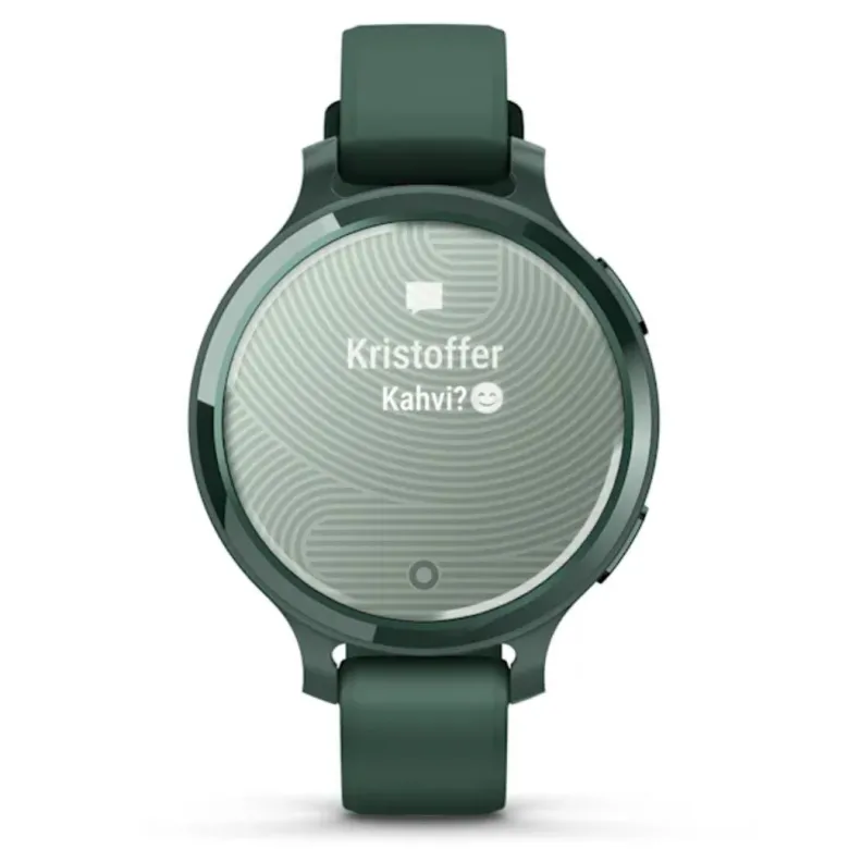 Garmin Lily 2 Active, jaspiksenvihreä kehys ja silikonihihna, 010-02891-02