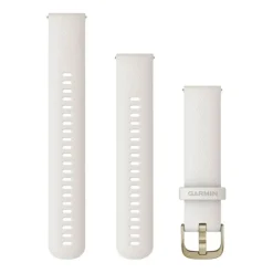 Garmin norsunluunvalkoinen Quick release -silikoniranneke 20mm, pikakiinnitys, 010-12932-53