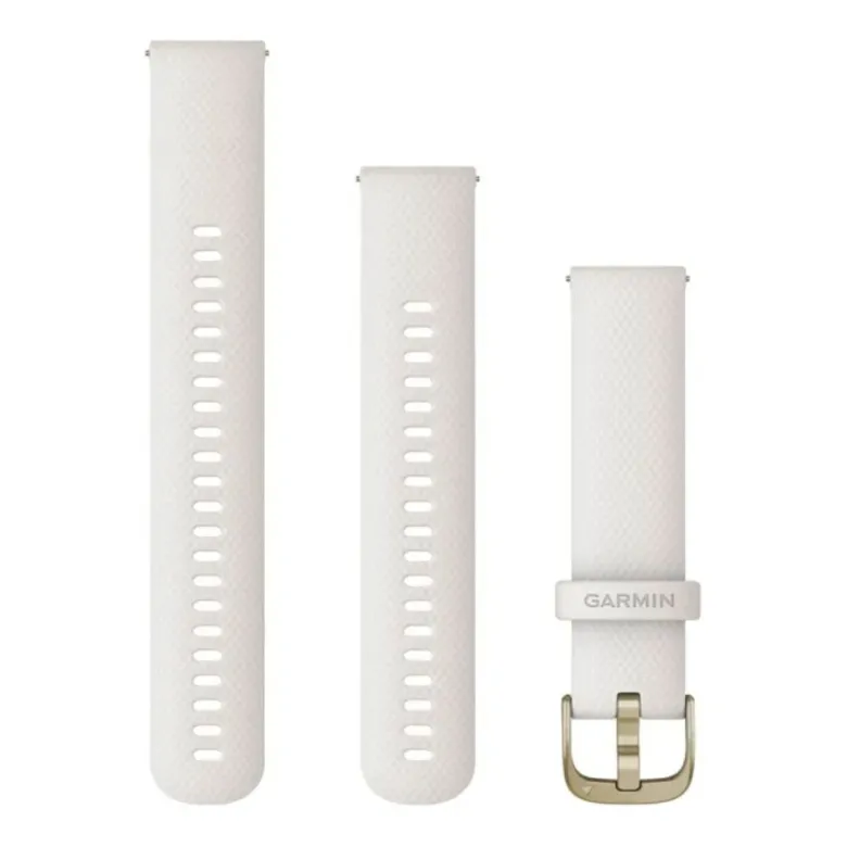 Garmin norsunluunvalkoinen Quick release -silikoniranneke 20mm, pikakiinnitys, 010-12932-53