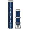 Garmin QuickFit 22mm ranneke, jakardikudottu nailon, indigonsininen 010-13225-10
