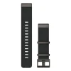Garmin QuickFit 22mm ranneke, jakardikudottu musta nailon 010-12738-03