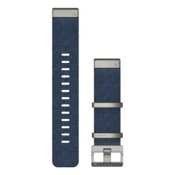 Garmin QuickFit 22mm ranneke, jakardikudottu sininen nailon 010-12738-02