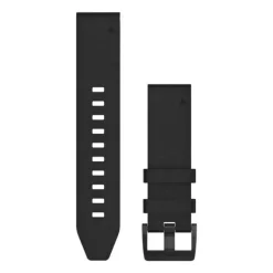 Garmin QuickFit 22mm ranneke, musta nahka 010-12740-01