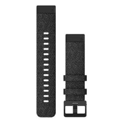 Garmin QuickFit 20mm ranneke, Musta nailon 010-12875-00