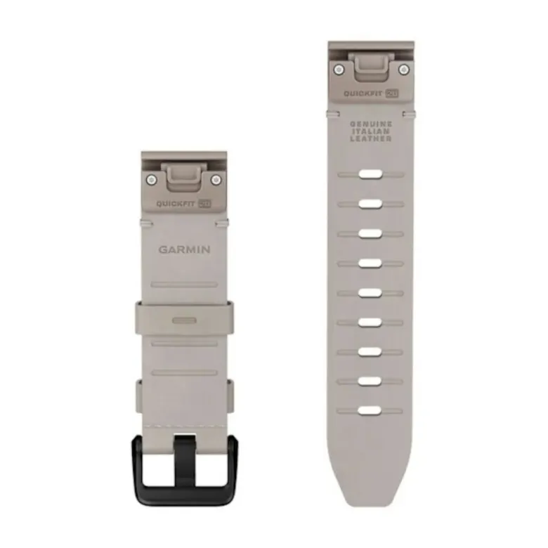 Garmin QuickFit nahkaranneke 20mm, luunvärinen, 010-14506-20