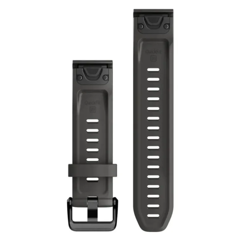 Garmin QuickFit silikonihihna 20mm, tummanharmaa, 010-13102-01