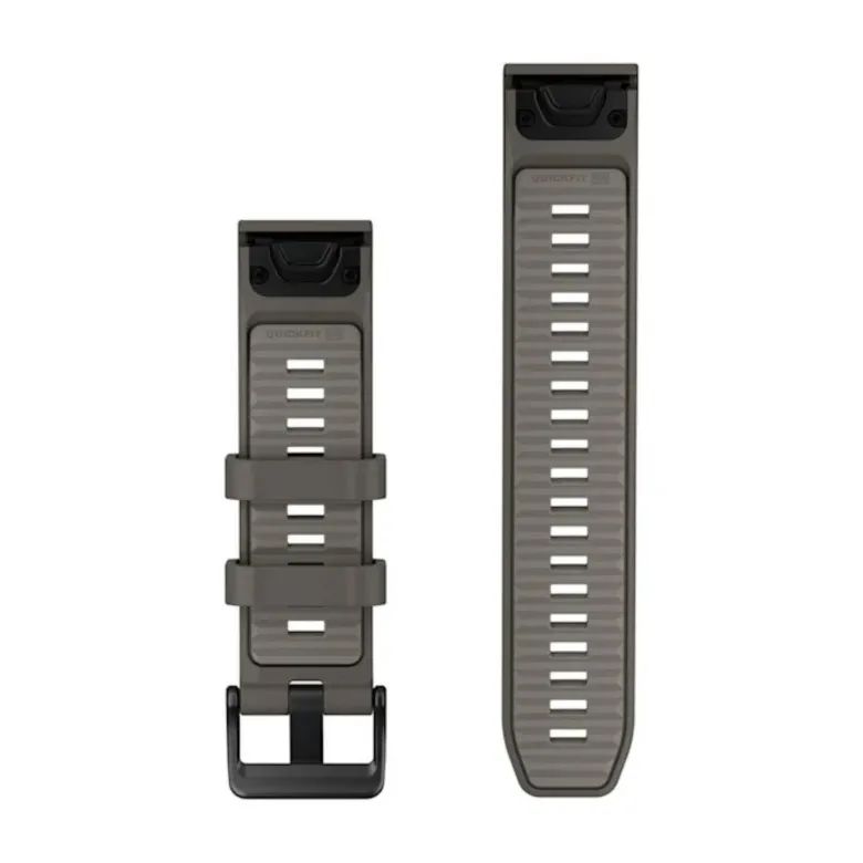 Garmin QuickFit silikoniranneke 22mm, kivenharmaa/hopeanharmaa, 010-14509-00