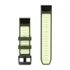Garmin QuickFit silikoniranneke 22mm, oliivinvihreä/limenvihreä, 010-14507-01