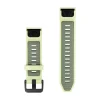 Garmin QuickFit silikoniranneke 20mm, sitruunankeltainen/harmaa, 010-14506-01
