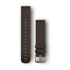 Garmin Quick release -nahkaranneke 20mm, pikakiinnitys, tummanruskea, 010-12691-01