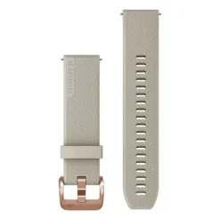 Garmin Quick release -silikoniranneke 20mm, pikakiinnitys, hiekanvärinen, 010-13114-02
