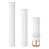 Garmin Quick release -silikoniranneke 18mm, pikakiinnitys, valkoinen, 010-12932-0F