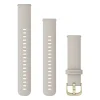 Garmin Quick release -silikoniranneke 18mm, pikakiinnitys, vaalea hiekka, 010-12932-0D