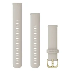 Garmin Quick release -silikoniranneke 18mm, pikakiinnitys, vaalea hiekka, 010-12932-0D