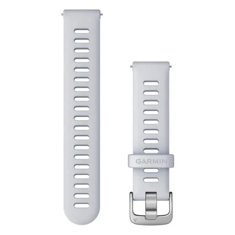Garmin Quick release -silikoniranneke 18mm, pikakiinnitys, vaaleanharmaa, 010-11251-3F