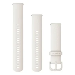 Garmin Quick release -silikoniranneke 20mm, pikakiinnitys, norsunluunvalkoinen, 010-12924-80