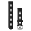 Garmin Quick release -silikoniranneke 18mm, pikakiinnitys, musta, 010-11251-3E