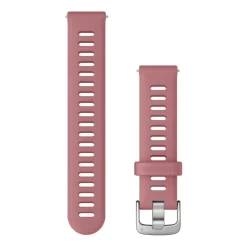 Garmin Quick release -silikoniranneke 18mm, pikakiinnitys, vaalea pinkki, 010-11251-3H
