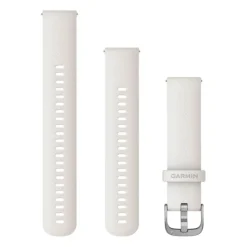 Garmin Quick release -silikoniranneke 20mm, pikakiinnitys, norsunluunvalkoinen, 010-12932-54