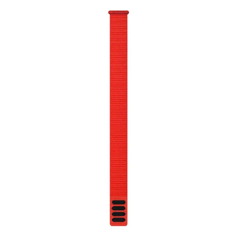 Garmin UltraFit nailonranneke 22mm, tulenpunainen, 010-13306-12