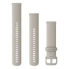 Garmin vaaleanharmaa Quick release -silikoniranneke 20mm, pikakiinnitys, 010-13021-07