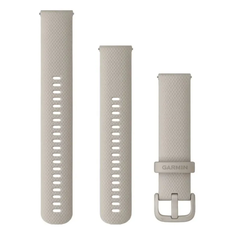 Garmin vaaleanharmaa Quick release -silikoniranneke 20mm, pikakiinnitys, 010-13021-07