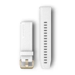 Garmin valkoinen Quick release -silikoniranneke 20mm, pikakiinnitys, 010-12927-00